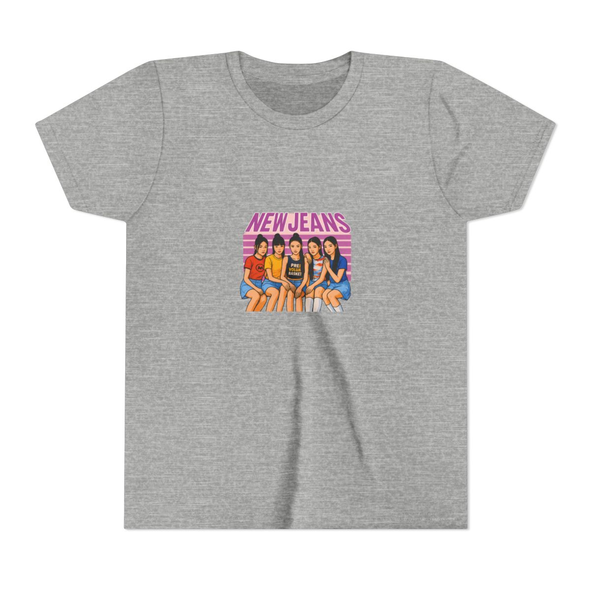 NewJeans Y2K K-Pop Fan Kids T-Shirt - alternate angle 3, merchandise