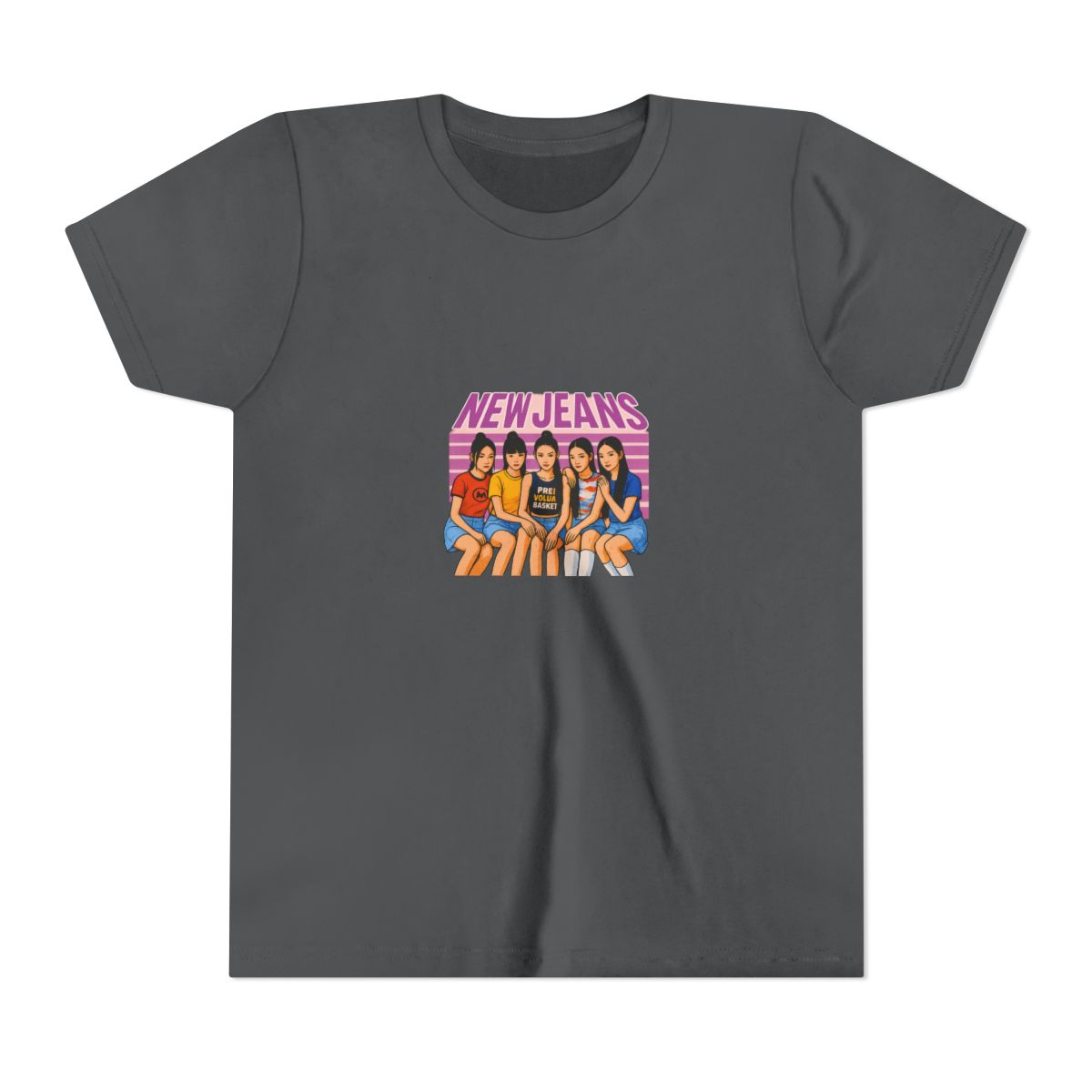 NewJeans Y2K K-Pop Fan Kids T-Shirt - alternate angle 5, merchandise